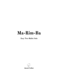 Ma-Rim-Ba (Free Solo)