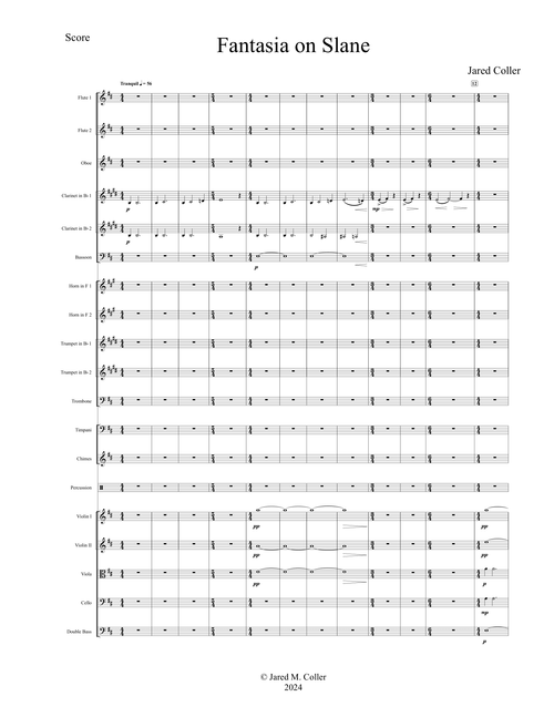 Fantasia on Slane - Orchestra