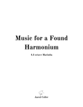 Music For a Found Harmonium - PDF