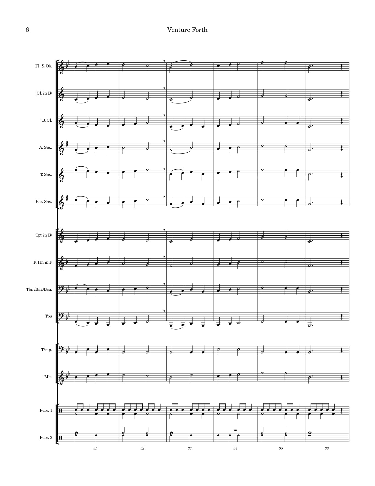 Venture Forth - Beginning Band March