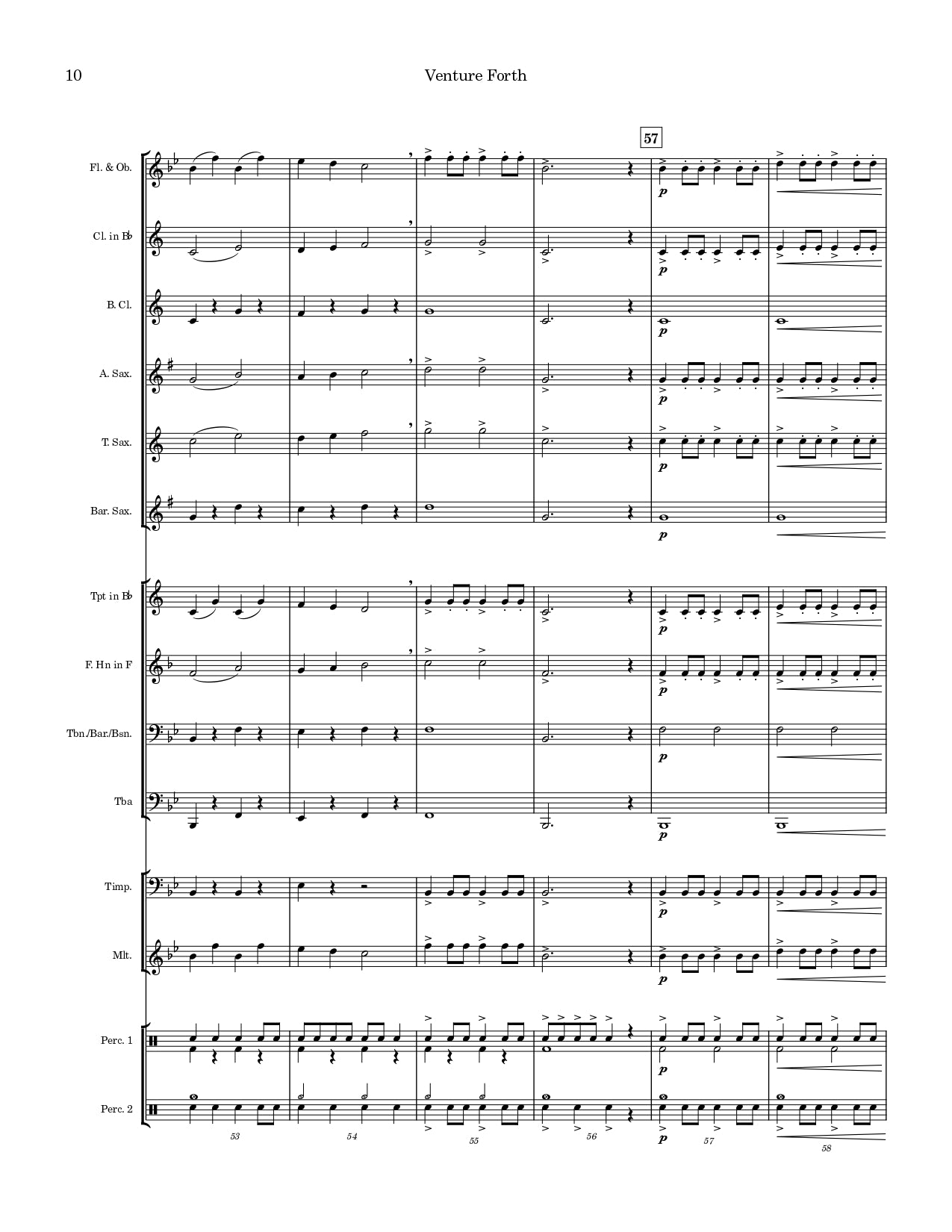 Venture Forth - Beginning Band March